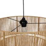 GLOBOSTAR® ROXXI 205-0020 Boho Κρεμαστό Φωτιστικό Οροφής με Ντουί 1 x E27 AC 220-240V IP20 - Μπεζ - M50 x Π50 x Υ36cm - Image 8