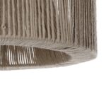 GLOBOSTAR® ZYLINDER 205-0022 Boho Κρεμαστό Φωτιστικό Οροφής με Ντουί 1 x E27 AC 220-240V IP20 - Μπεζ - M50 x Π50 x Υ32cm - Image 9