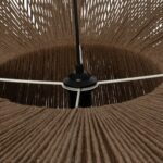 GLOBOSTAR® ZYLINDER 205-0023 Boho Κρεμαστό Φωτιστικό Οροφής με Ντουί 1 x E27 AC 220-240V IP20 - Καφέ - M80 x Π80 x Υ51cm - Image 8