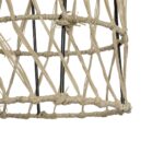 GLOBOSTAR® NETI 205-0024 Boho Κρεμαστό Φωτιστικό Οροφής με Ντουί 1 x E27 AC 220-240V IP20 - Μπεζ - M20 x Π20 x Υ49cm - Image 9