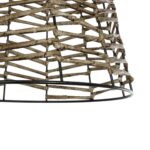 GLOBOSTAR® NETZ 205-0026 Boho Κρεμαστό Φωτιστικό Οροφής με Ντουί 1 x E27 AC 220-240V IP20 - Μπεζ - M30 x Π30 x Υ38cm - Image 9