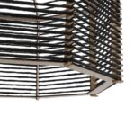 GLOBOSTAR® VORK 205-0027 Boho Κρεμαστό Φωτιστικό Οροφής με Ντουί 1 x E27 AC 220-240V IP20 - Μαύρο - M40 x Π40 x Υ36cm - Image 9