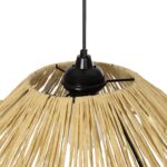 GLOBOSTAR® CHAPEAU 205-0028 Boho Κρεμαστό Φωτιστικό Οροφής με Ντουί 1 x E27 AC 220-240V IP20 - Μπεζ - M41 x Π41 x Υ17cm - Image 8