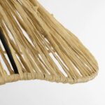 GLOBOSTAR® CHAPEAU 205-0028 Boho Κρεμαστό Φωτιστικό Οροφής με Ντουί 1 x E27 AC 220-240V IP20 - Μπεζ - M41 x Π41 x Υ17cm - Image 9