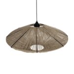 GLOBOSTAR® OVNI 205-0029 Boho Κρεμαστό Φωτιστικό Οροφής με Ντουί 1 x E27 AC 220-240V IP20 - Μπεζ - M60 x Π60 x Υ29cm - Image 7