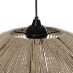 GLOBOSTAR® OVNI 205-0029 Boho Κρεμαστό Φωτιστικό Οροφής με Ντουί 1 x E27 AC 220-240V IP20 - Μπεζ - M60 x Π60 x Υ29cm - Image 9