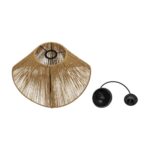 GLOBOSTAR® ECLAIR 205-0030 Boho Κρεμαστό Φωτιστικό Οροφής με Ντουί 1 x E27 AC 220-240V IP20 - Μπεζ - M41 x Π27 x Υ29cm - Image 11