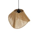 GLOBOSTAR® ECLAIR 205-0030 Boho Κρεμαστό Φωτιστικό Οροφής με Ντουί 1 x E27 AC 220-240V IP20 - Μπεζ - M41 x Π27 x Υ29cm - Image 7