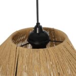 GLOBOSTAR® ECLAIR 205-0030 Boho Κρεμαστό Φωτιστικό Οροφής με Ντουί 1 x E27 AC 220-240V IP20 - Μπεζ - M41 x Π27 x Υ29cm - Image 9