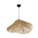 GLOBOSTAR® ECLAIR 205-0031 Boho Κρεμαστό Φωτιστικό Οροφής με Ντουί 1 x E27 AC 220-240V IP20 - Μπεζ - M70 x Π40 x Υ32cm - Image 4