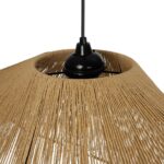 GLOBOSTAR® ECLAIR 205-0031 Boho Κρεμαστό Φωτιστικό Οροφής με Ντουί 1 x E27 AC 220-240V IP20 - Μπεζ - M70 x Π40 x Υ32cm - Image 9