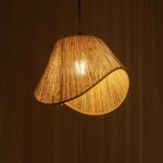 GLOBOSTAR® ELDA 205-0032 Boho Κρεμαστό Φωτιστικό Οροφής με Ντουί 1 x E27 AC 220-240V IP20 - Μπεζ - M32 x Π21 x Υ24cm - Image 3