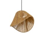 GLOBOSTAR® ELDA 205-0032 Boho Κρεμαστό Φωτιστικό Οροφής με Ντουί 1 x E27 AC 220-240V IP20 - Μπεζ - M32 x Π21 x Υ24cm - Image 6