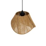 GLOBOSTAR® ELDA 205-0032 Boho Κρεμαστό Φωτιστικό Οροφής με Ντουί 1 x E27 AC 220-240V IP20 - Μπεζ - M32 x Π21 x Υ24cm - Image 7