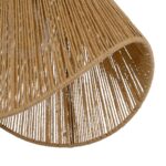 GLOBOSTAR® ELDA 205-0032 Boho Κρεμαστό Φωτιστικό Οροφής με Ντουί 1 x E27 AC 220-240V IP20 - Μπεζ - M32 x Π21 x Υ24cm - Image 8