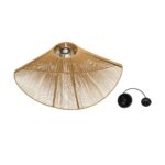 GLOBOSTAR® ELDA 205-0033 Boho Κρεμαστό Φωτιστικό Οροφής με Ντουί 1 x E27 AC 220-240V IP20 - Μπεζ - M68 x Π34 x Υ39cm - Image 11