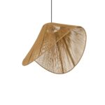 GLOBOSTAR® ELDA 205-0033 Boho Κρεμαστό Φωτιστικό Οροφής με Ντουί 1 x E27 AC 220-240V IP20 - Μπεζ - M68 x Π34 x Υ39cm - Image 6