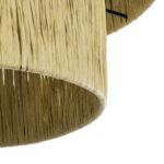 GLOBOSTAR® COROIN 205-0034 Boho Κρεμαστό Φωτιστικό Οροφής με Ντουί 1 x E27 AC 220-240V IP20 - Μπεζ - M40 x Π40 x Υ35cm - Image 8