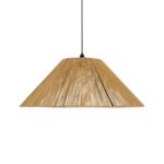 GLOBOSTAR® HATA 205-0037 Boho Κρεμαστό Φωτιστικό Οροφής με Ντουί 1 x E27 AC 220-240V IP20 - Μπεζ - M60 x Π60 x Υ27cm - Image 5