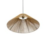 GLOBOSTAR® HATA 205-0037 Boho Κρεμαστό Φωτιστικό Οροφής με Ντουί 1 x E27 AC 220-240V IP20 - Μπεζ - M60 x Π60 x Υ27cm - Image 6