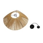 GLOBOSTAR® COURBE 205-0039 Boho Κρεμαστό Φωτιστικό Οροφής με Ντουί 1 x E27 AC 220-240V IP20 - Μπεζ - M62 x Π62 x Υ22cm - Image 11