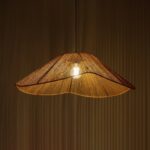 GLOBOSTAR® COURBE 205-0039 Boho Κρεμαστό Φωτιστικό Οροφής με Ντουί 1 x E27 AC 220-240V IP20 - Μπεζ - M62 x Π62 x Υ22cm - Image 3