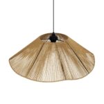GLOBOSTAR® COURBE 205-0039 Boho Κρεμαστό Φωτιστικό Οροφής με Ντουί 1 x E27 AC 220-240V IP20 - Μπεζ - M62 x Π62 x Υ22cm - Image 7