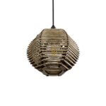 GLOBOSTAR® JUTTI 205-0041 Boho Κρεμαστό Φωτιστικό Οροφής με Ντουί 1 x E27 AC 220-240V IP20 - Μπεζ - M20 x Π20 x Υ18cm - Image 6