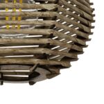 GLOBOSTAR® JUTTI 205-0041 Boho Κρεμαστό Φωτιστικό Οροφής με Ντουί 1 x E27 AC 220-240V IP20 - Μπεζ - M20 x Π20 x Υ18cm - Image 8