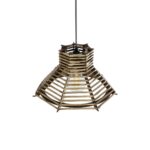 GLOBOSTAR® JUTTI 205-0042 Boho Κρεμαστό Φωτιστικό Οροφής με Ντουί 1 x E27 AC 220-240V IP20 - Μπεζ - M26 x Π26 x Υ15cm - Image 7