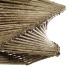 GLOBOSTAR® HUSLE 205-0043 Boho Κρεμαστό Φωτιστικό Οροφής με Ντουί 1 x E27 AC 220-240V IP20 - Μπεζ - M28 x Π28 x Υ19cm - Image 8