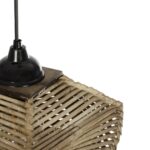 GLOBOSTAR® HUSLE 205-0043 Boho Κρεμαστό Φωτιστικό Οροφής με Ντουί 1 x E27 AC 220-240V IP20 - Μπεζ - M28 x Π28 x Υ19cm - Image 9