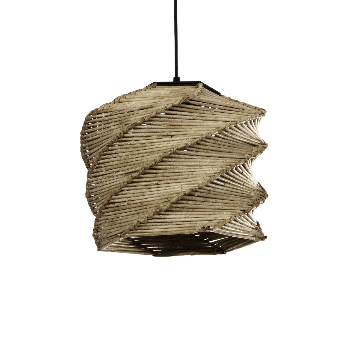 205_0045_0 GLOBOSTAR® HUSLE 205-0045 Boho Κρεμαστό Φωτιστικό Οροφής με Ντουί 1 x E27 AC 220-240V IP20 - Μπεζ - M31 x Π31 x Υ28cm - Image 1