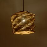 GLOBOSTAR® HUSLE 205-0045 Boho Κρεμαστό Φωτιστικό Οροφής με Ντουί 1 x E27 AC 220-240V IP20 - Μπεζ - M31 x Π31 x Υ28cm - Image 3