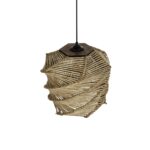 GLOBOSTAR® HUSLE 205-0045 Boho Κρεμαστό Φωτιστικό Οροφής με Ντουί 1 x E27 AC 220-240V IP20 - Μπεζ - M31 x Π31 x Υ28cm - Image 7