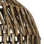 GLOBOSTAR® ARANCIA 205-0047 Boho Κρεμαστό Φωτιστικό Οροφής με Ντουί 1 x E27 AC 220-240V IP20 - Μπεζ - M35 x Π35 x Υ26cm - Image 9