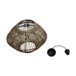 GLOBOSTAR® KEGEL 205-0048 Boho Κρεμαστό Φωτιστικό Οροφής με Ντουί 1 x E27 AC 220-240V IP20 - Μπεζ - M46 x Π46 x Υ35cm - Image 12