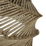 GLOBOSTAR® OLET 205-0049 Boho Κρεμαστό Φωτιστικό Οροφής με Ντουί 1 x E27 AC 220-240V IP20 - Μπεζ - M38 x Π38 x Υ23cm - Image 9