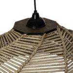 GLOBOSTAR® OLET 205-0049 Boho Κρεμαστό Φωτιστικό Οροφής με Ντουί 1 x E27 AC 220-240V IP20 - Μπεζ - M38 x Π38 x Υ23cm - Image 10