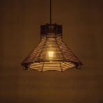 GLOBOSTAR® MEGALISTO 205-0051 Boho Κρεμαστό Φωτιστικό Οροφής με Ντουί 1 x E27 AC 220-240V IP20 - Καφέ- M40 x Π40 x Υ26cm - Image 3