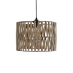 GLOBOSTAR® MARS 205-0054 Boho Κρεμαστό Φωτιστικό Οροφής με Ντουί 1 x E27 AC 220-240V IP20 - Μπεζ - M30 x Π30 x Υ24cm - Image 5