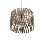 GLOBOSTAR® MARS 205-0054 Boho Κρεμαστό Φωτιστικό Οροφής με Ντουί 1 x E27 AC 220-240V IP20 - Μπεζ - M30 x Π30 x Υ24cm - Image 6