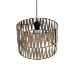 GLOBOSTAR® MARS 205-0054 Boho Κρεμαστό Φωτιστικό Οροφής με Ντουί 1 x E27 AC 220-240V IP20 - Μπεζ - M30 x Π30 x Υ24cm - Image 7