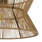 GLOBOSTAR® UPCONE 205-0055 Boho Κρεμαστό Φωτιστικό Οροφής με Ντουί 1 x E27 AC 220-240V IP20 - Μπεζ - M30 x Π30 x Υ21cm - Image 8