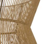 GLOBOSTAR® UPCONE 205-0056 Boho Κρεμαστό Φωτιστικό Οροφής με Ντουί 1 x E27 AC 220-240V IP20 - Μπεζ - M50 x Π50 x Υ43cm - Image 9