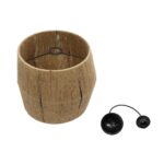 GLOBOSTAR® CONE 205-0057 Boho Κρεμαστό Φωτιστικό Οροφής με Ντουί 1 x E27 AC 220-240V IP20 - Μπεζ - M38 x Π38 x Υ34cm - Image 12