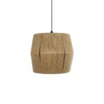 GLOBOSTAR® CONE 205-0057 Boho Κρεμαστό Φωτιστικό Οροφής με Ντουί 1 x E27 AC 220-240V IP20 - Μπεζ - M38 x Π38 x Υ34cm - Image 5