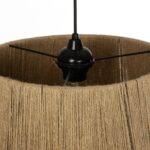 GLOBOSTAR® CONE 205-0057 Boho Κρεμαστό Φωτιστικό Οροφής με Ντουί 1 x E27 AC 220-240V IP20 - Μπεζ - M38 x Π38 x Υ34cm - Image 10