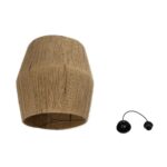 GLOBOSTAR® CONE 205-0058 Boho Κρεμαστό Φωτιστικό Οροφής με Ντουί 1 x E27 AC 220-240V IP20 - Μπεζ - M55 x Π55 x Υ50cm - Image 12