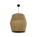 GLOBOSTAR® CONE 205-0058 Boho Κρεμαστό Φωτιστικό Οροφής με Ντουί 1 x E27 AC 220-240V IP20 - Μπεζ - M55 x Π55 x Υ50cm - Image 4